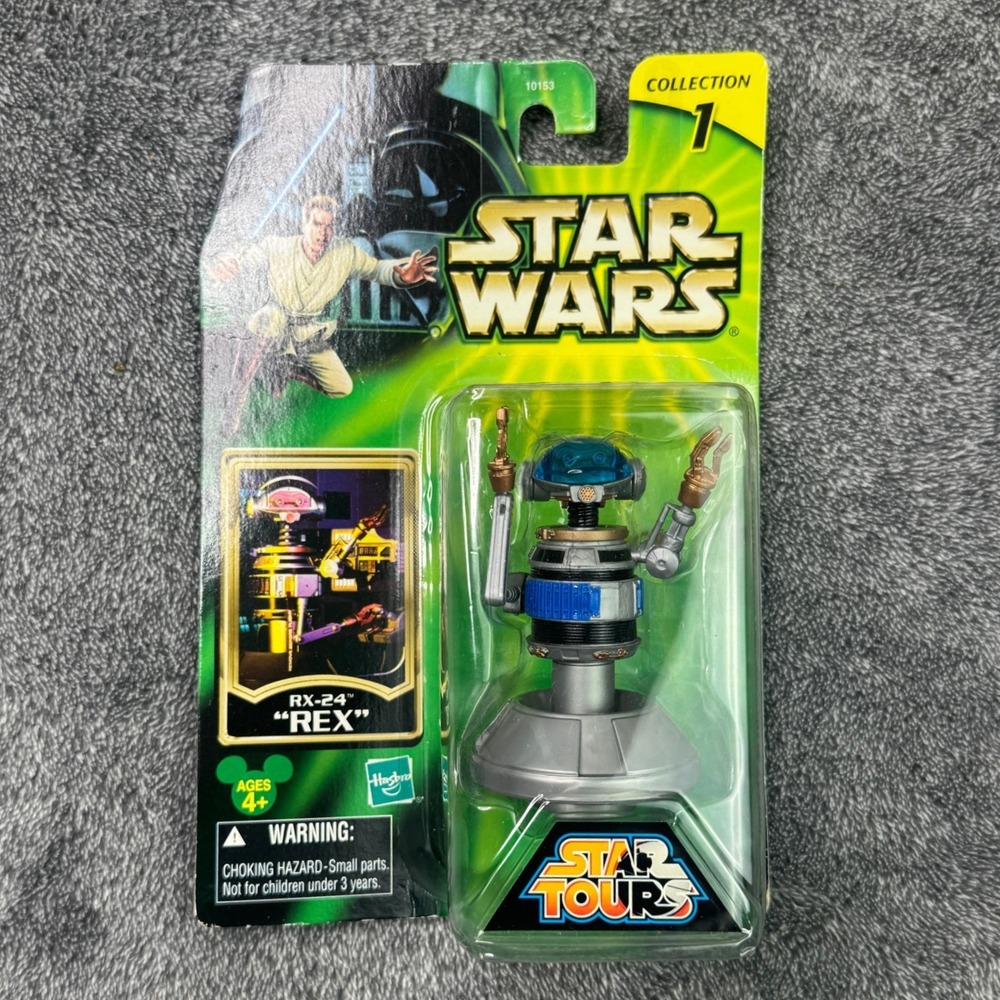 Vintage 02 Star Wars Star Tours RX-24 Rex Droid Hasbro Disney Park Figure Sealed